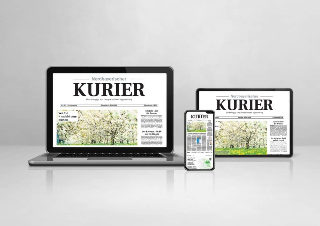 Zeitung, Bildschirm, Handy, Desktop